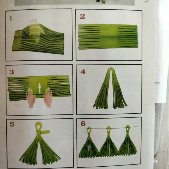 Tassel Garland Kit Pink Gray White Birthdays Weddings Parties - Picture 5 of 10